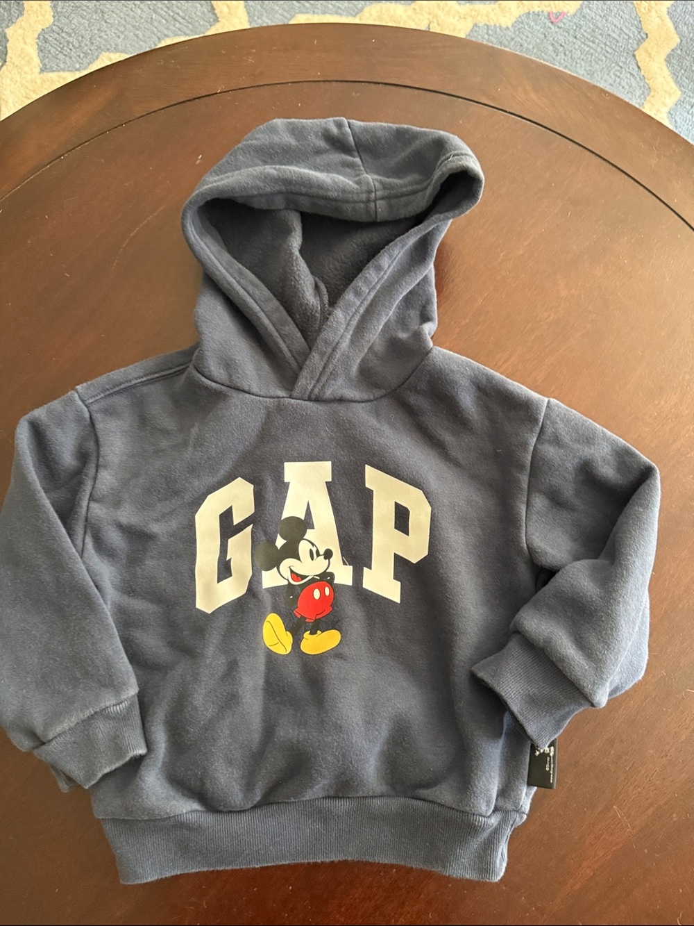 GAP Navy Hoodie with Mickey Graphic